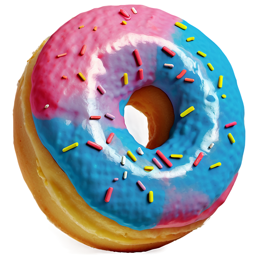 Cotton Candy Donut Png Sfv