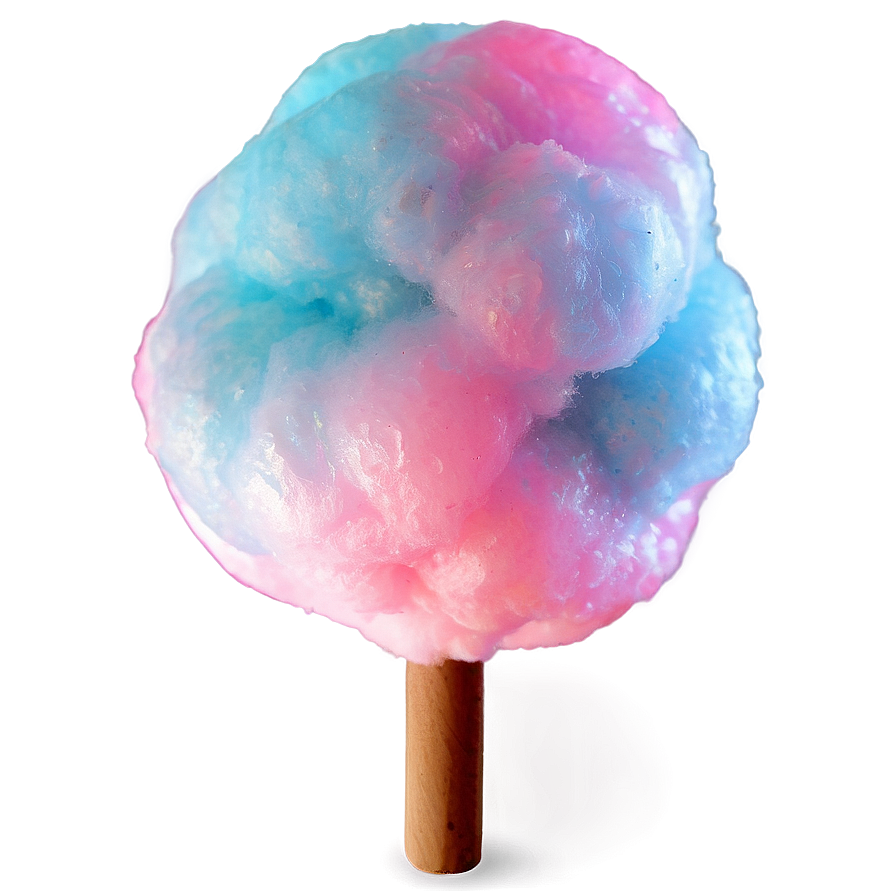 Cotton Candy On A Glowing Stick Png Bti30