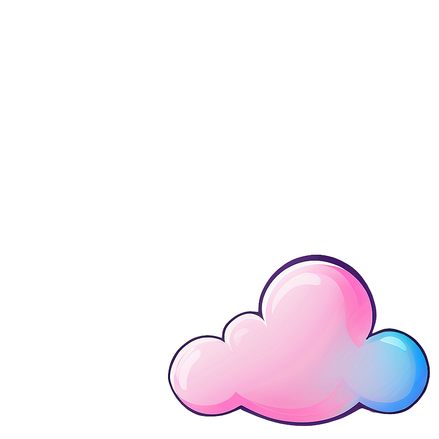 Cotton Candy Pink Clouds Png Jfm45