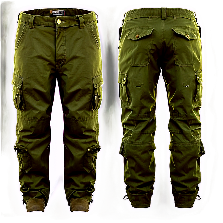 Cotton Cargo Pants Png 06132024