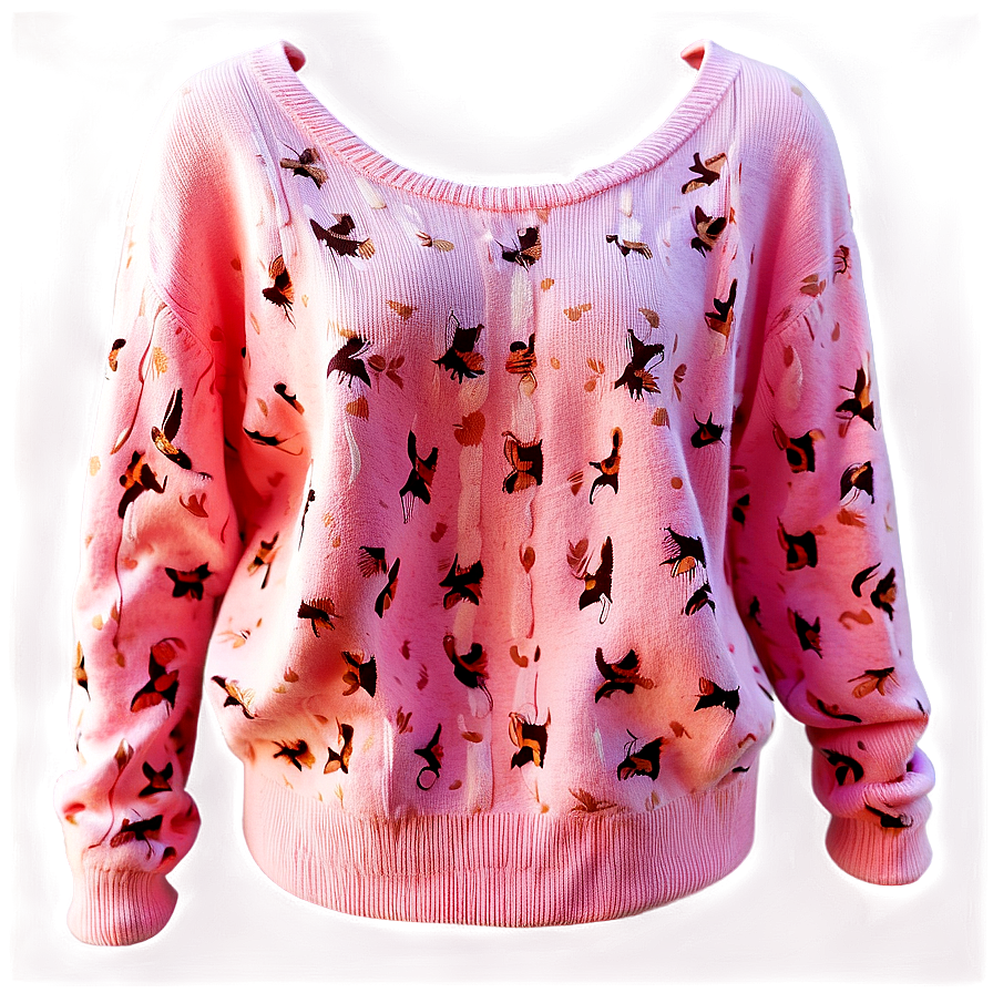 Cotton Pink Sweater Png Yhm