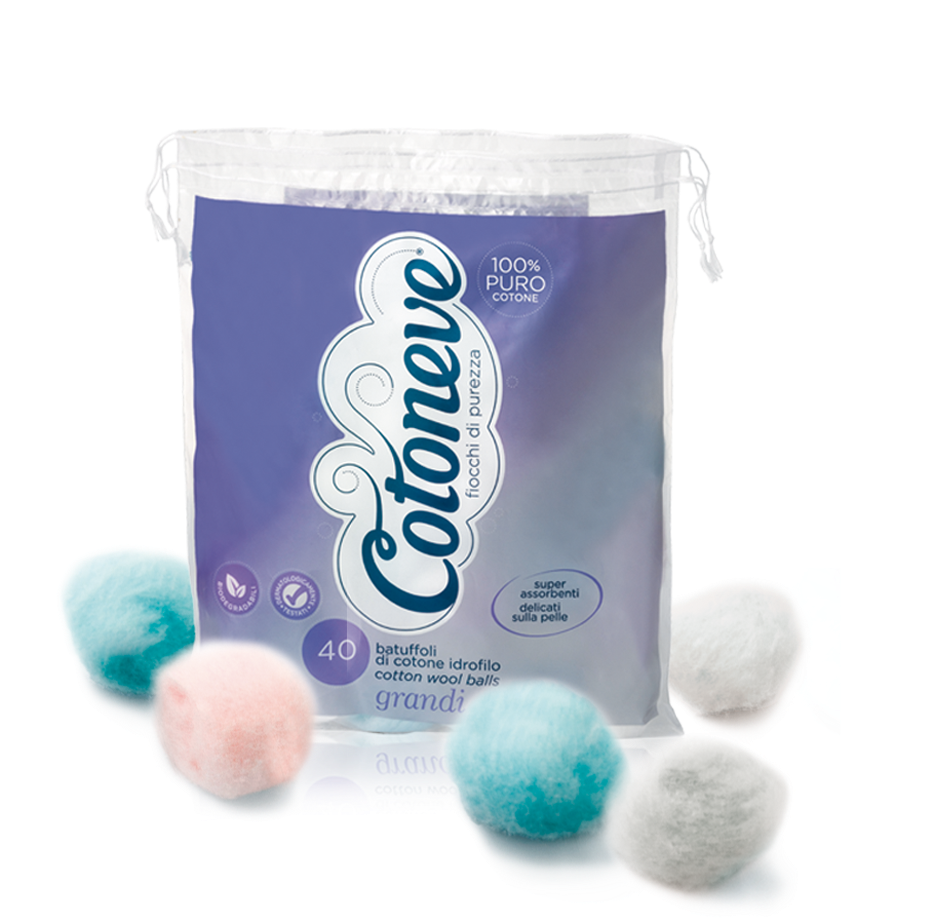 Cottonelle Cotton Wool Balls Packaging