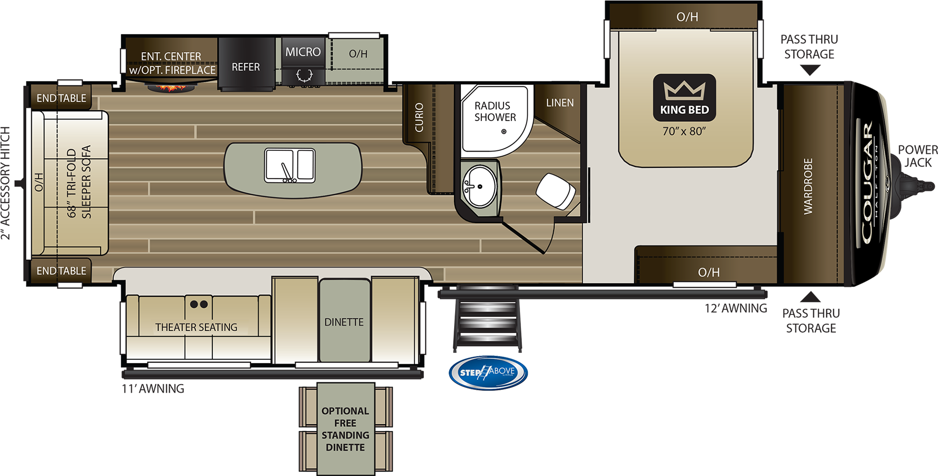 Cougar R V Floorplan Layout