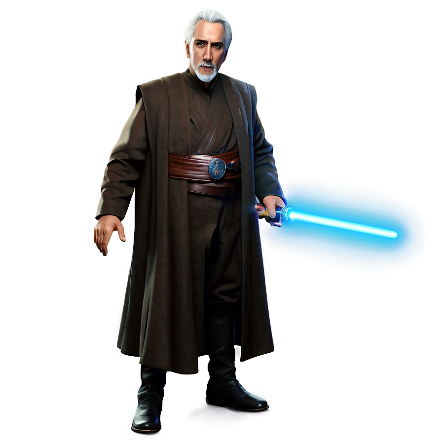 Count Dooku Jedi Master Png 06292024