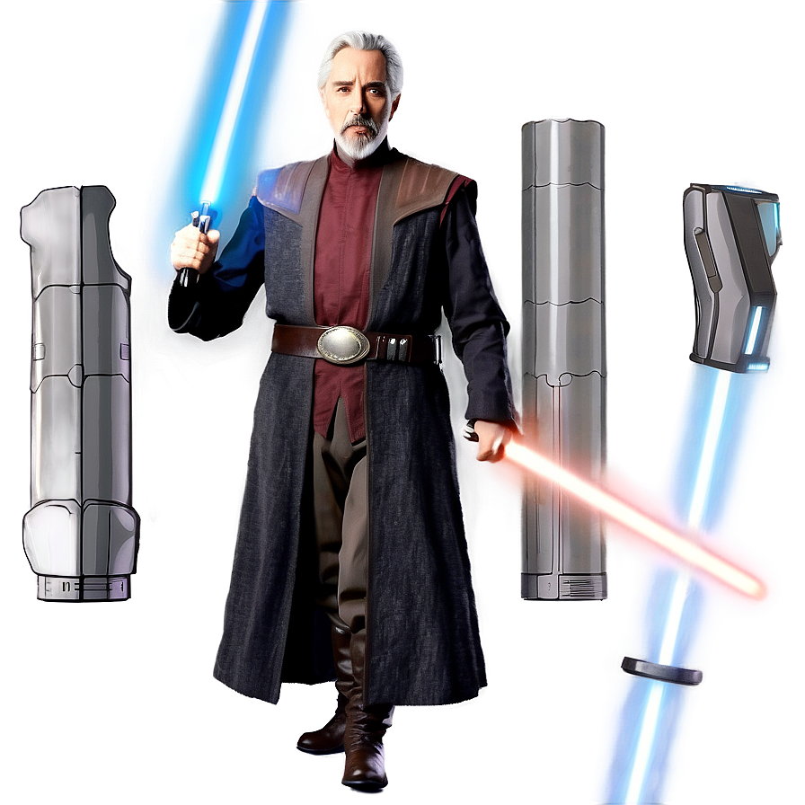 Count Dooku Space Background Png Bun