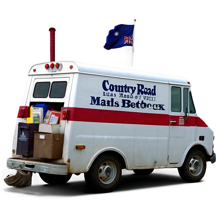 Country Road Mail Truck Png 41