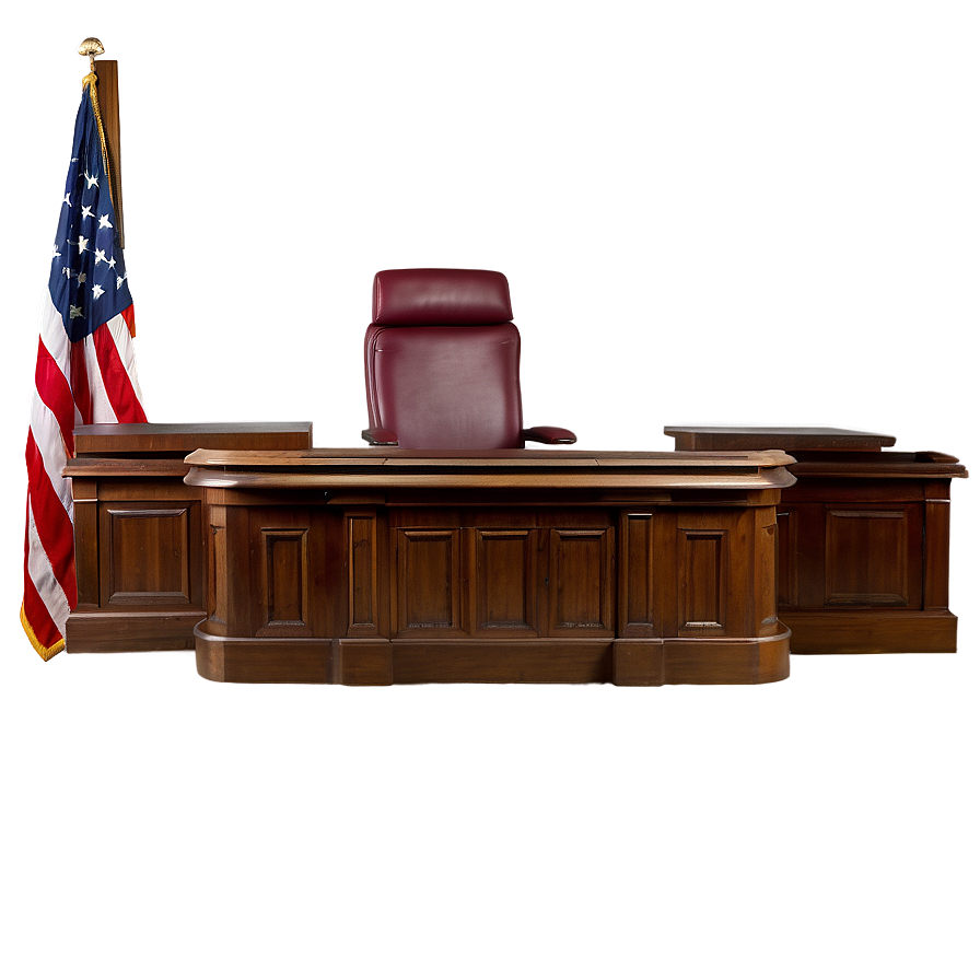 Courtroom Prosecutor Desk Png Xld