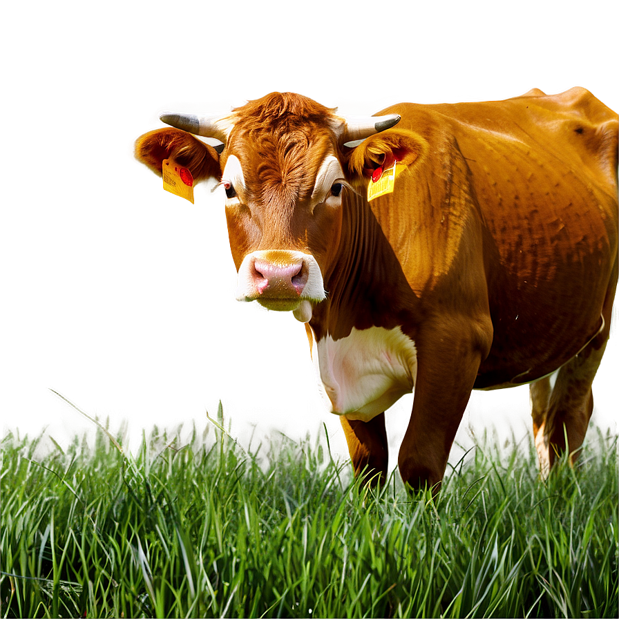 Cow Eating Grass Png Pqo