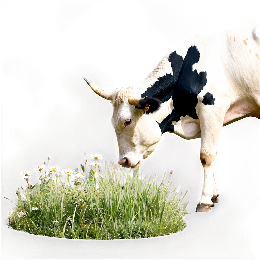 Cow Eating Grass Png Wjm59