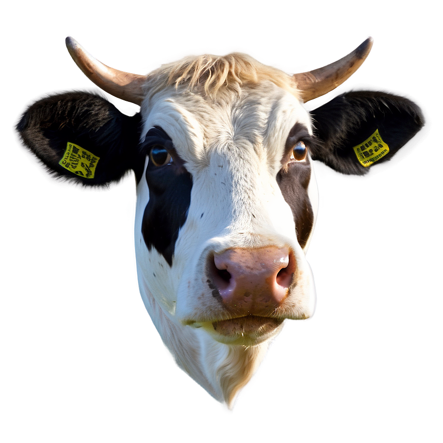 Cow Face Mascot Png 06212024