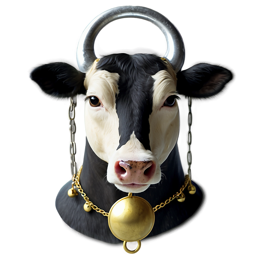 Cow Face With Bell Png Hdm99