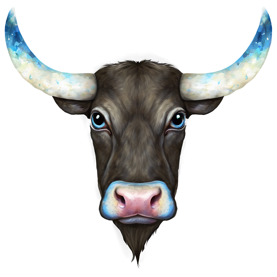 Cow Face With Horns Png Vao21