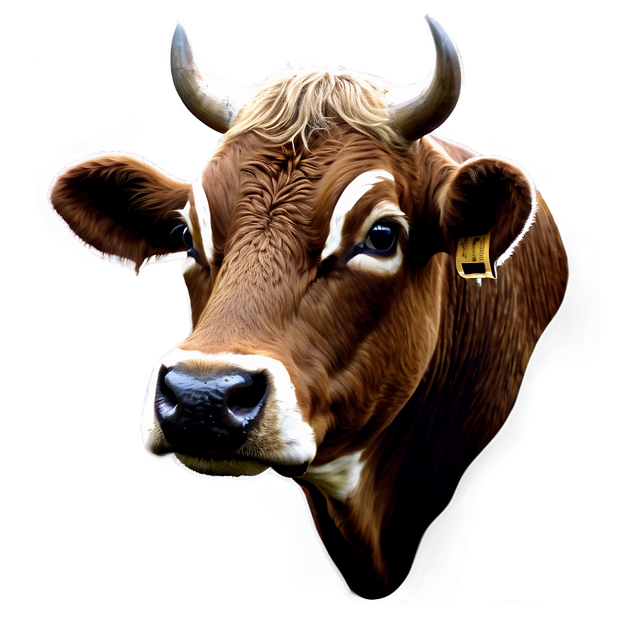 Cow Head Engraving Png Lcn84