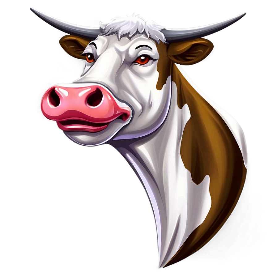 Cow Head Mascot Png Isq