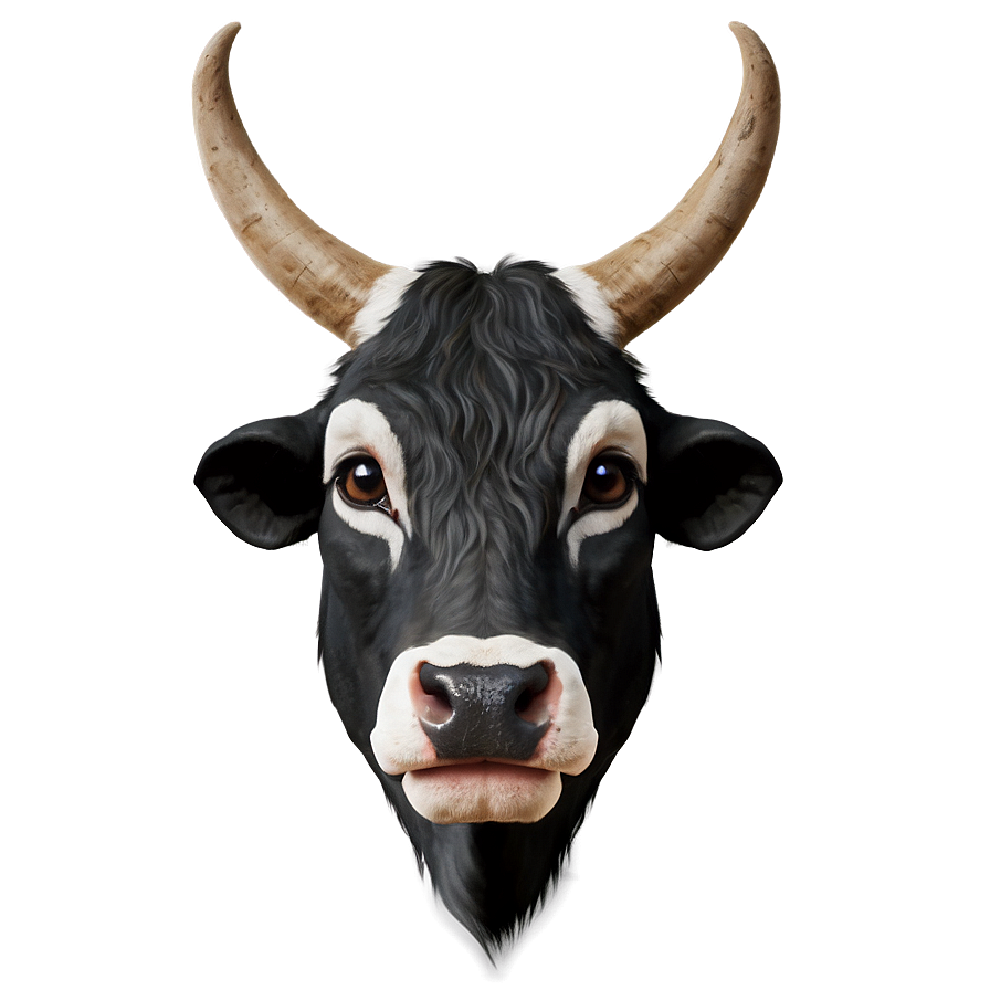 Cow Head With Horns Png Enf9