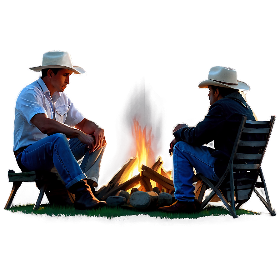 Cowboy Campfire Night Png Qyd