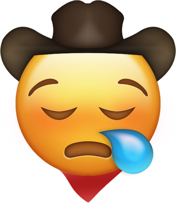 Cowboy Hat Face Emoji