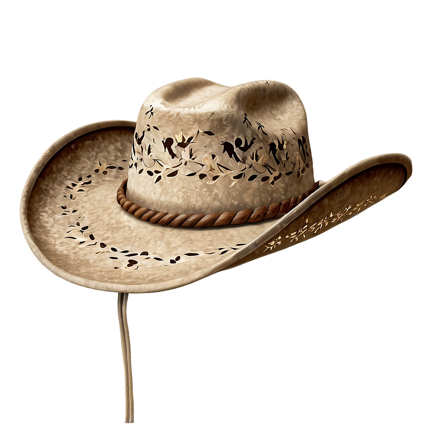 Cowboy Hat Transparent Front View Png 05262024