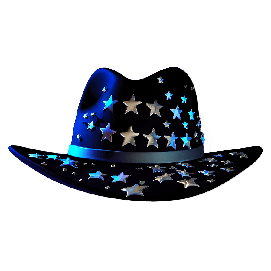 Cowboy Hat Under Stars Png 04292024