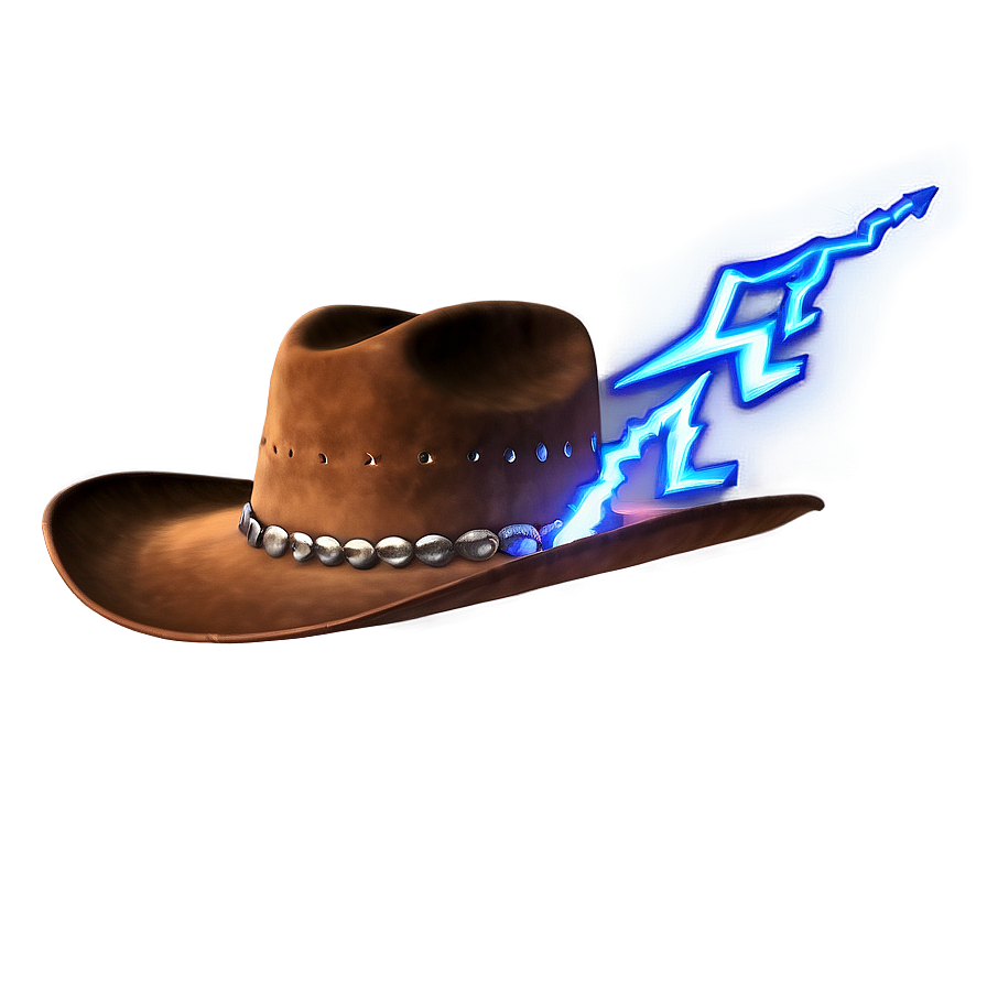 Cowboy Hat With Lightning Bolt Png 04292024