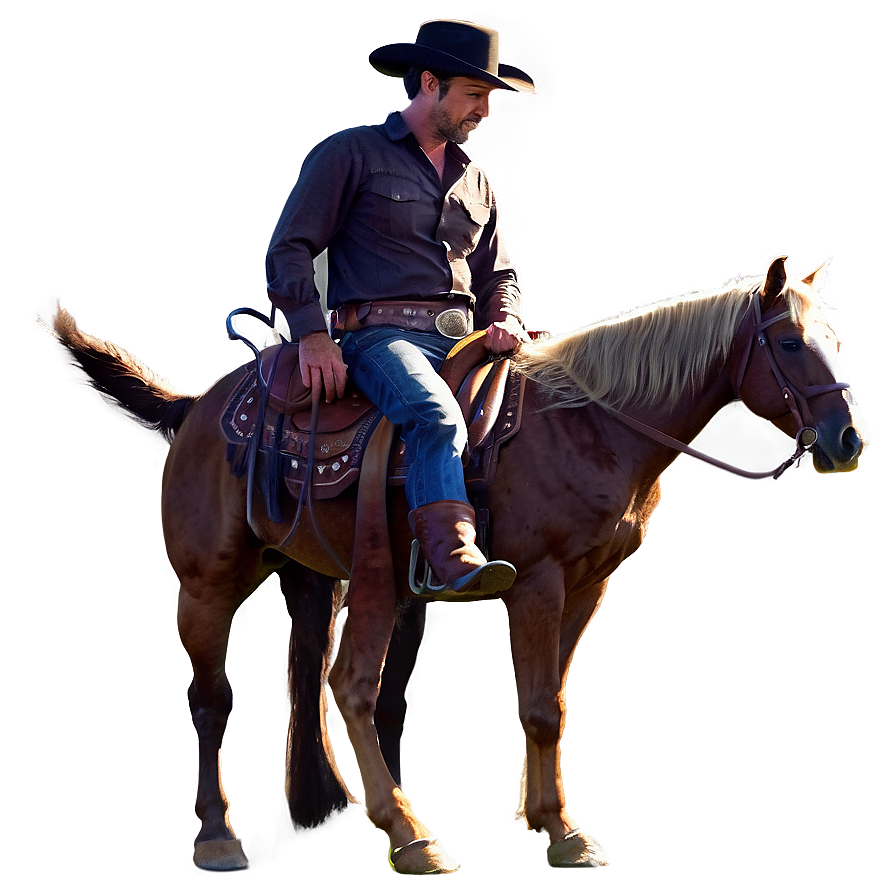 Cowboy Scene Png 27