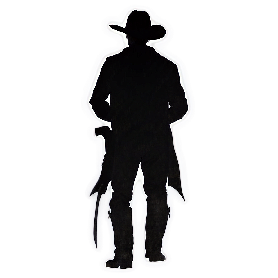 Cowboy Silhouette Png 05212024