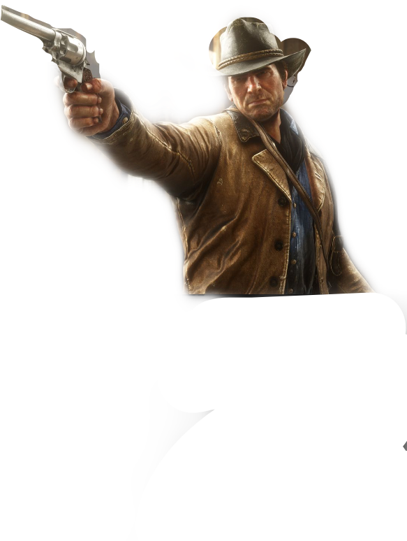 Cowboy With Revolver Red Dead Redemption