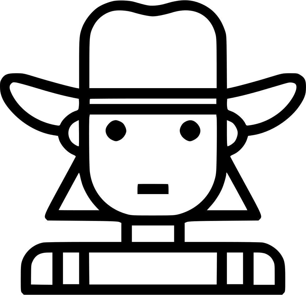 Cowgirl Icon Vector