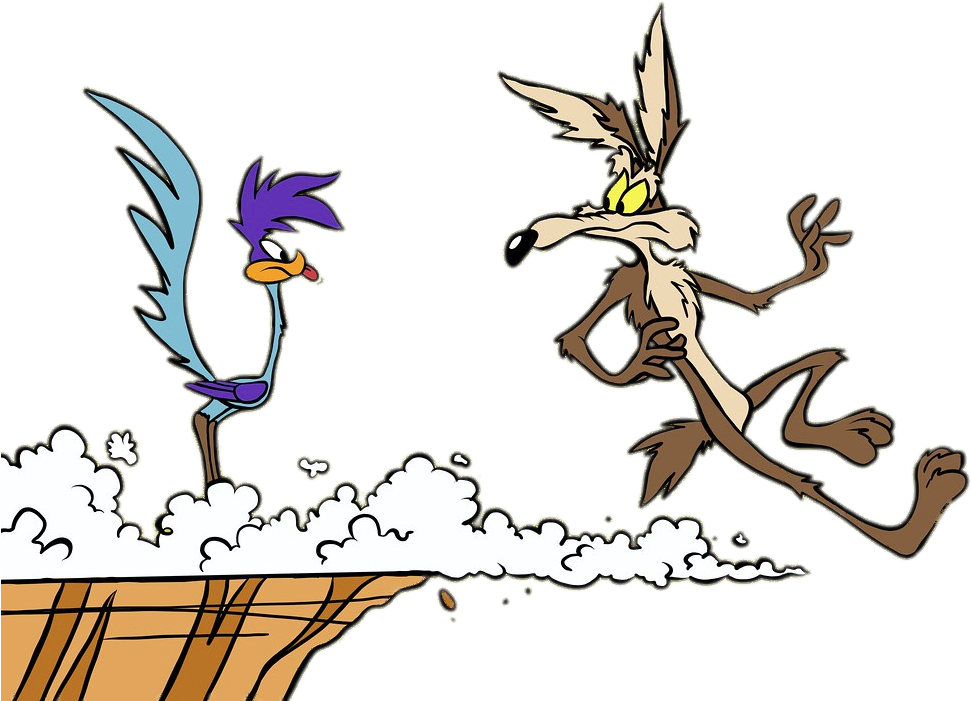 Coyote Roadrunner Cliff Chase