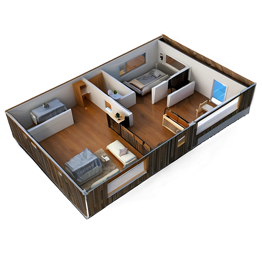 Cozy Cabin Floor Plan Png 87