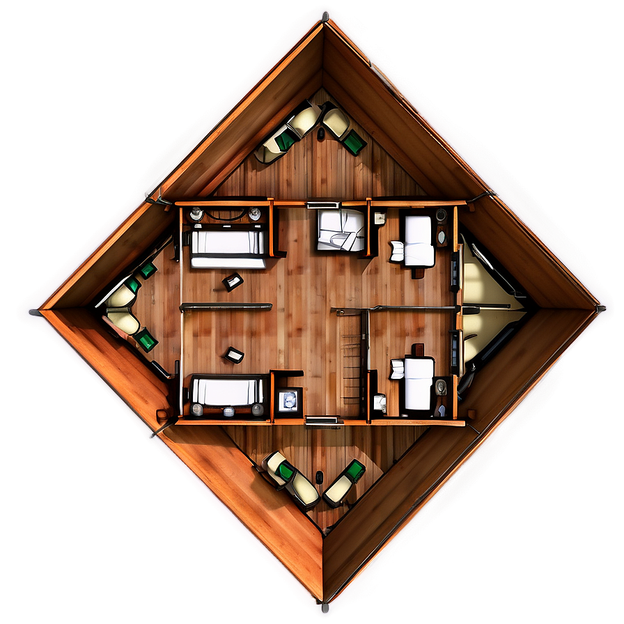 Cozy Cabin Floor Plan Png Oax39