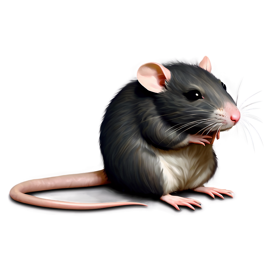 Cozy Cute Rat Png 35