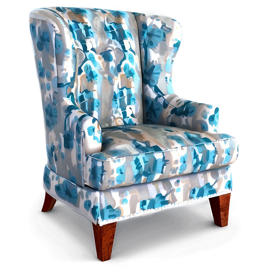 Cozy Fabric Armchair Png Qqt5