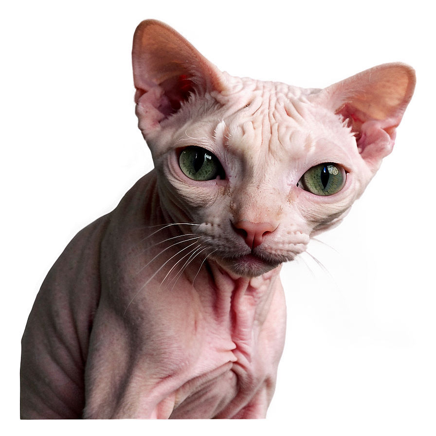 Cozy Hairless Cat Png 30