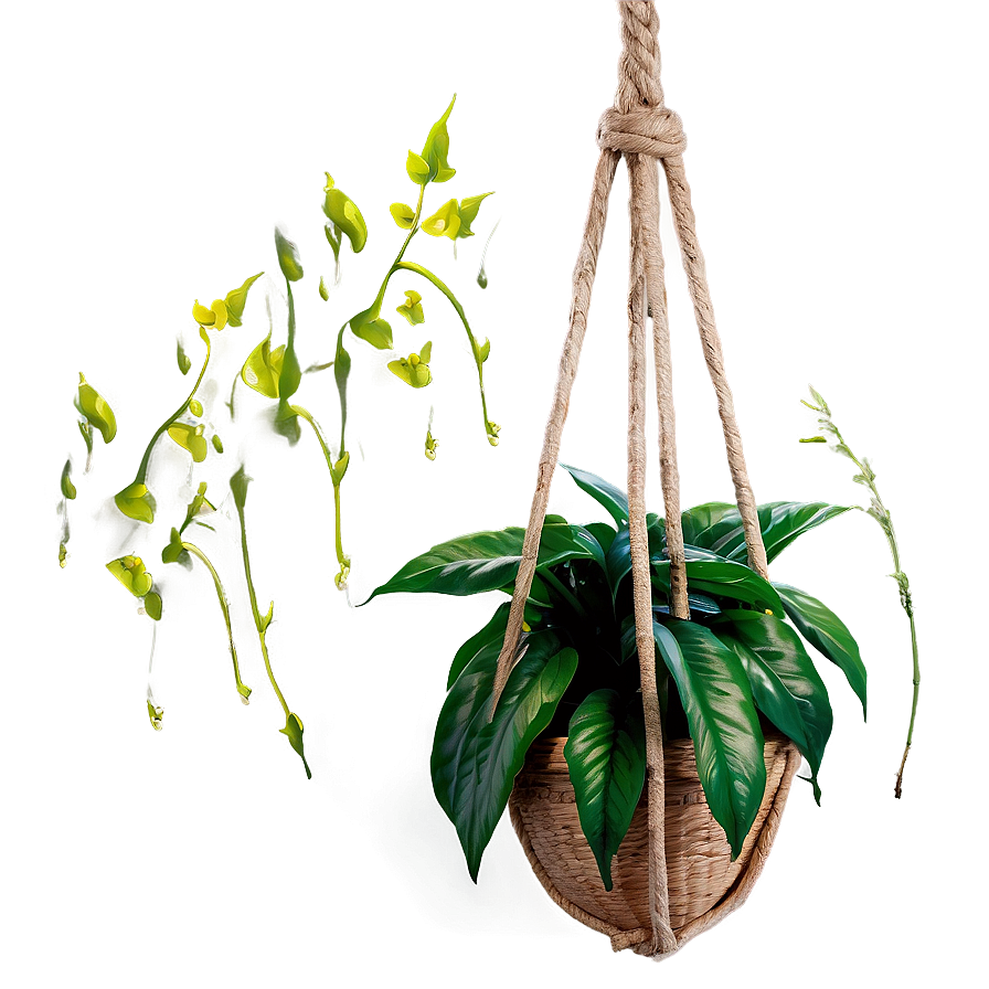 Cozy Hanging Plant Png Boa59