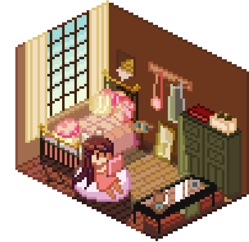 Cozy_ Pixel_ Art_ Bedroom_ Scene