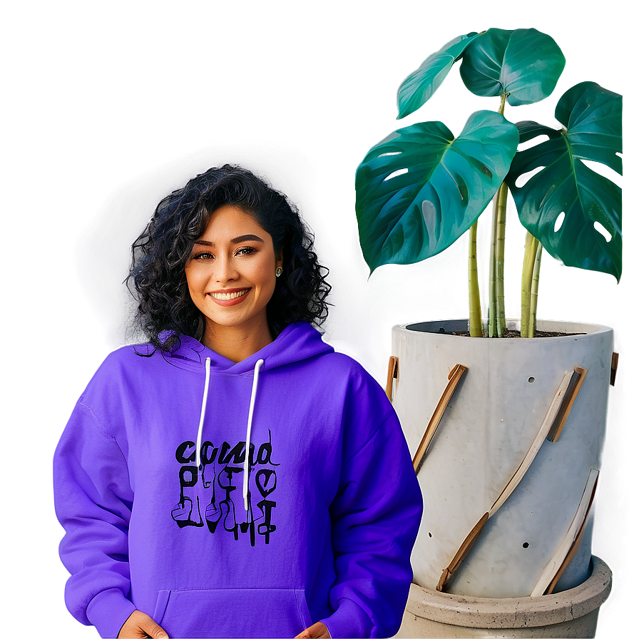 Cozy Purple Hoodie Graphic Png 06292024