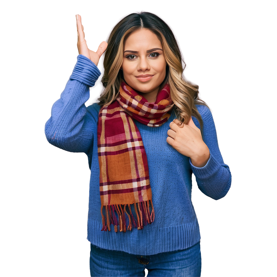 Cozy Sweater And Scarf Combos Png Amf