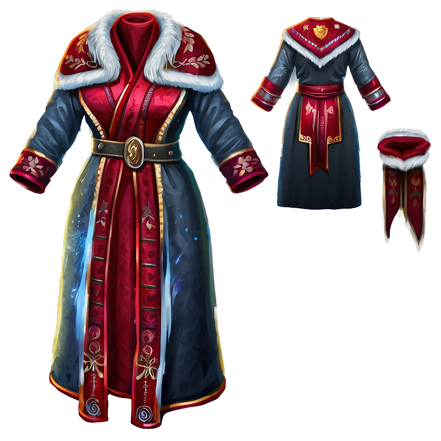 Cozy Winter Robe Png Oib