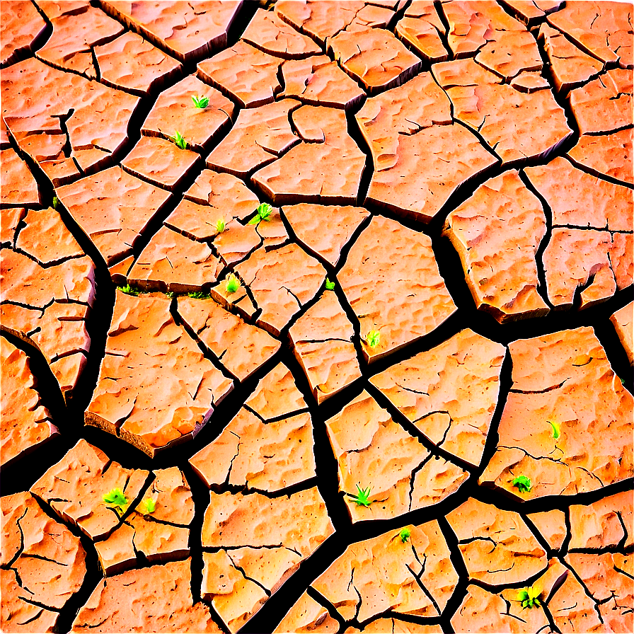 Cracked Drought Soil Png 81