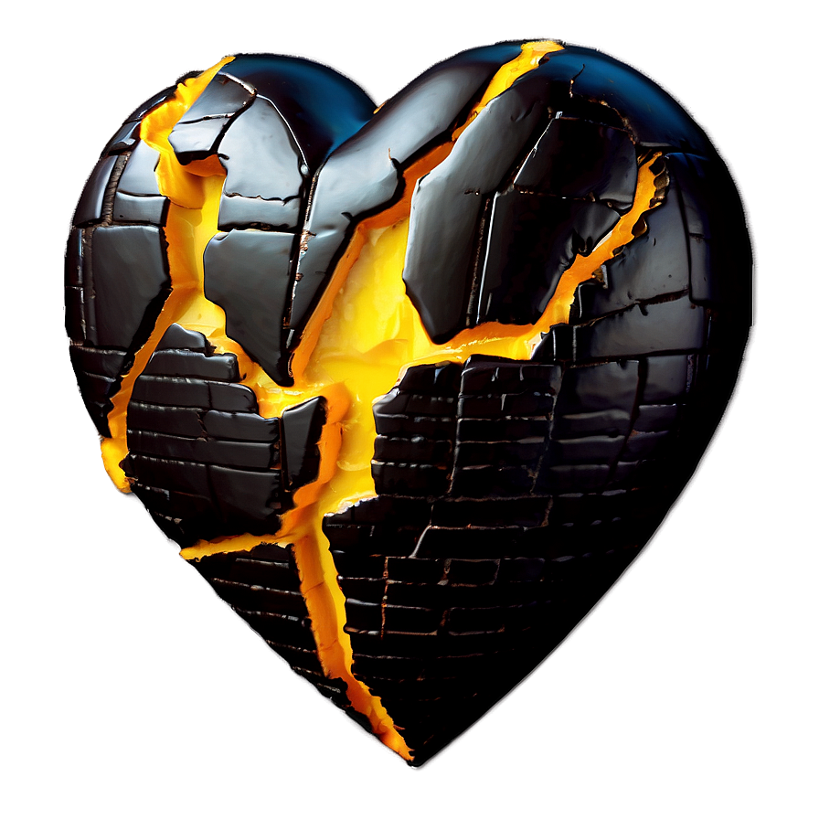 Cracked Heart Emoji Png Nga