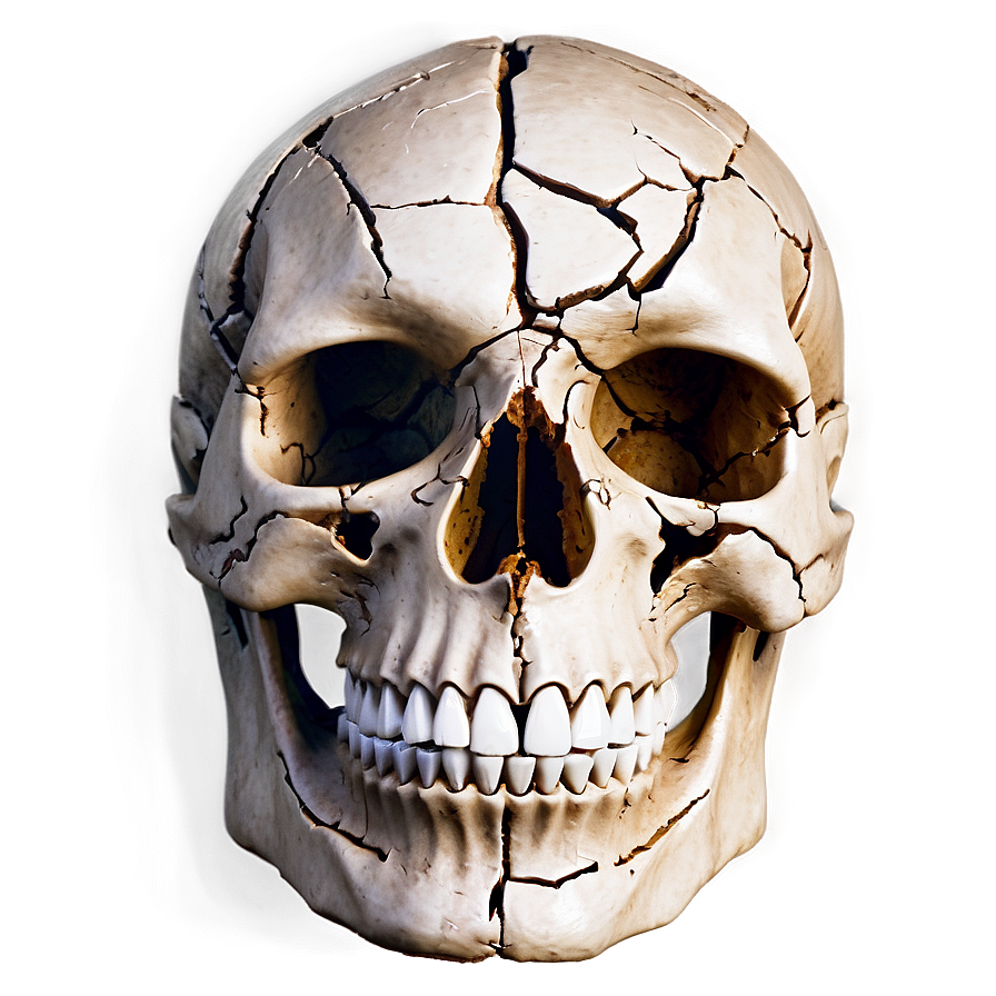 Cracked Skull Png 05042024