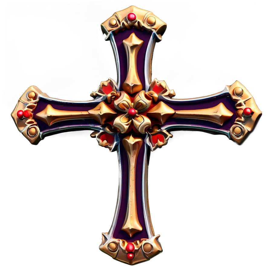 Crafted Cross Model Png 04302024