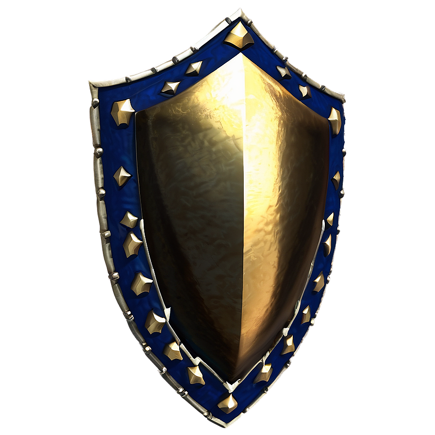 Crafted Gold Shield Png Wmb