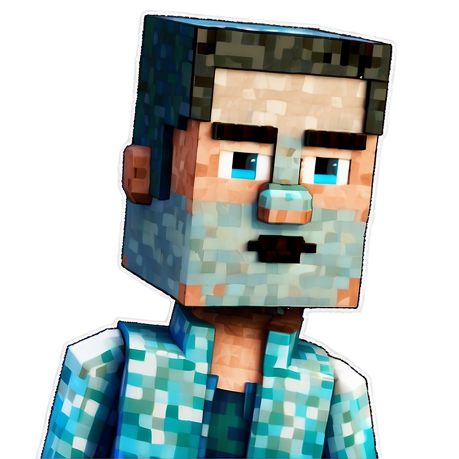 Crafting Steve Minecraft Head Png Req8