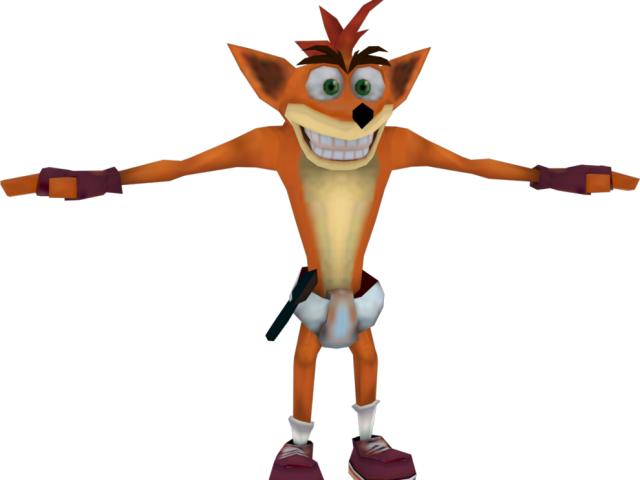 Crash Bandicoot Character Pose