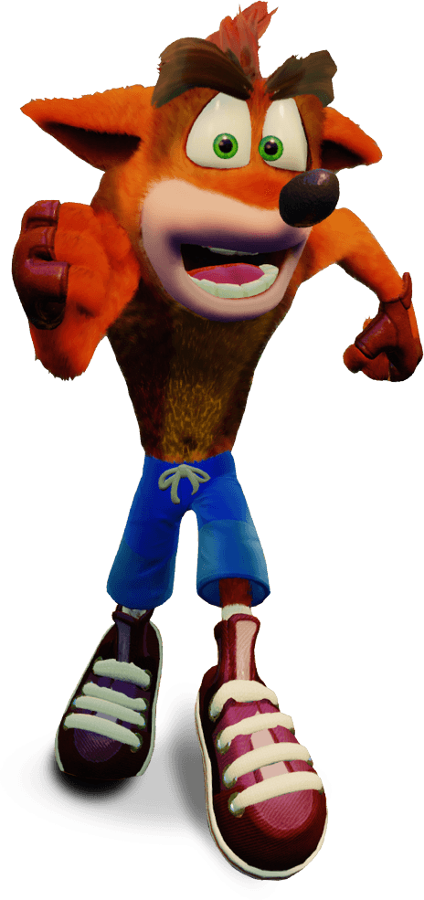 Crash Bandicoot Character Pose