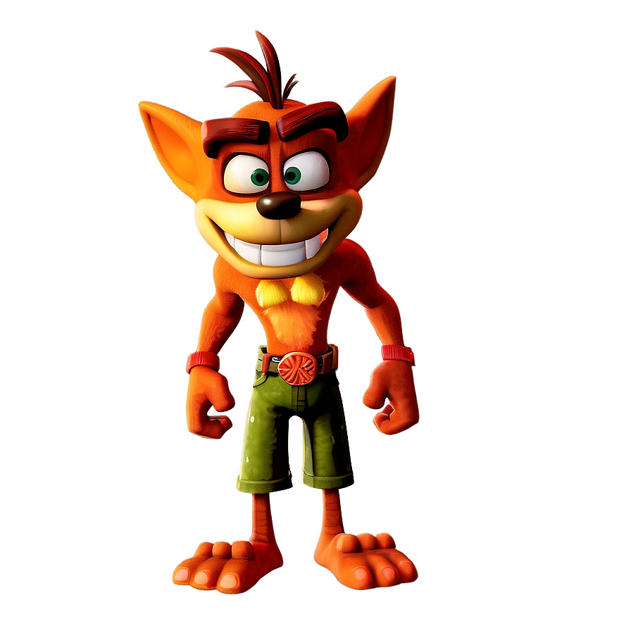 Crash Bandicoot Game Art Png Xkc