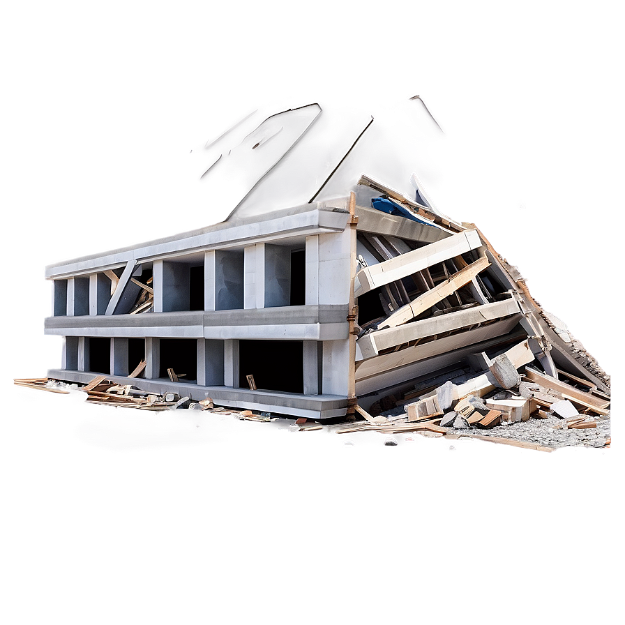 Crashing Building Destruction Png Qfn84