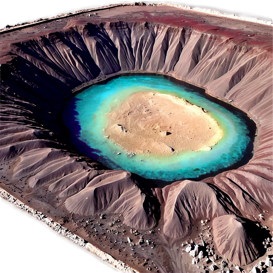 Crater Landscape Png Kxj96